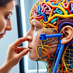 **Brain Plasticity Rehabilitation:** "A vibrant, colorful neural network rewiring itself after a stroke. Include occupational therapy tools like blocks and a mirror. Focus on hope and recovery."