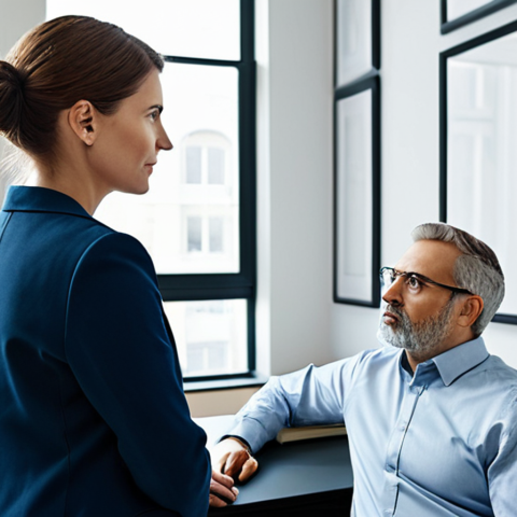 **

"A professional psychotherapist in a modern, well-lit office, listening attentively to a client, fully clothed, appropriate attire, safe for work, perfect anatomy, natural proportions, professional setting, emphasizing empathy and understanding, family-friendly, modest."

**